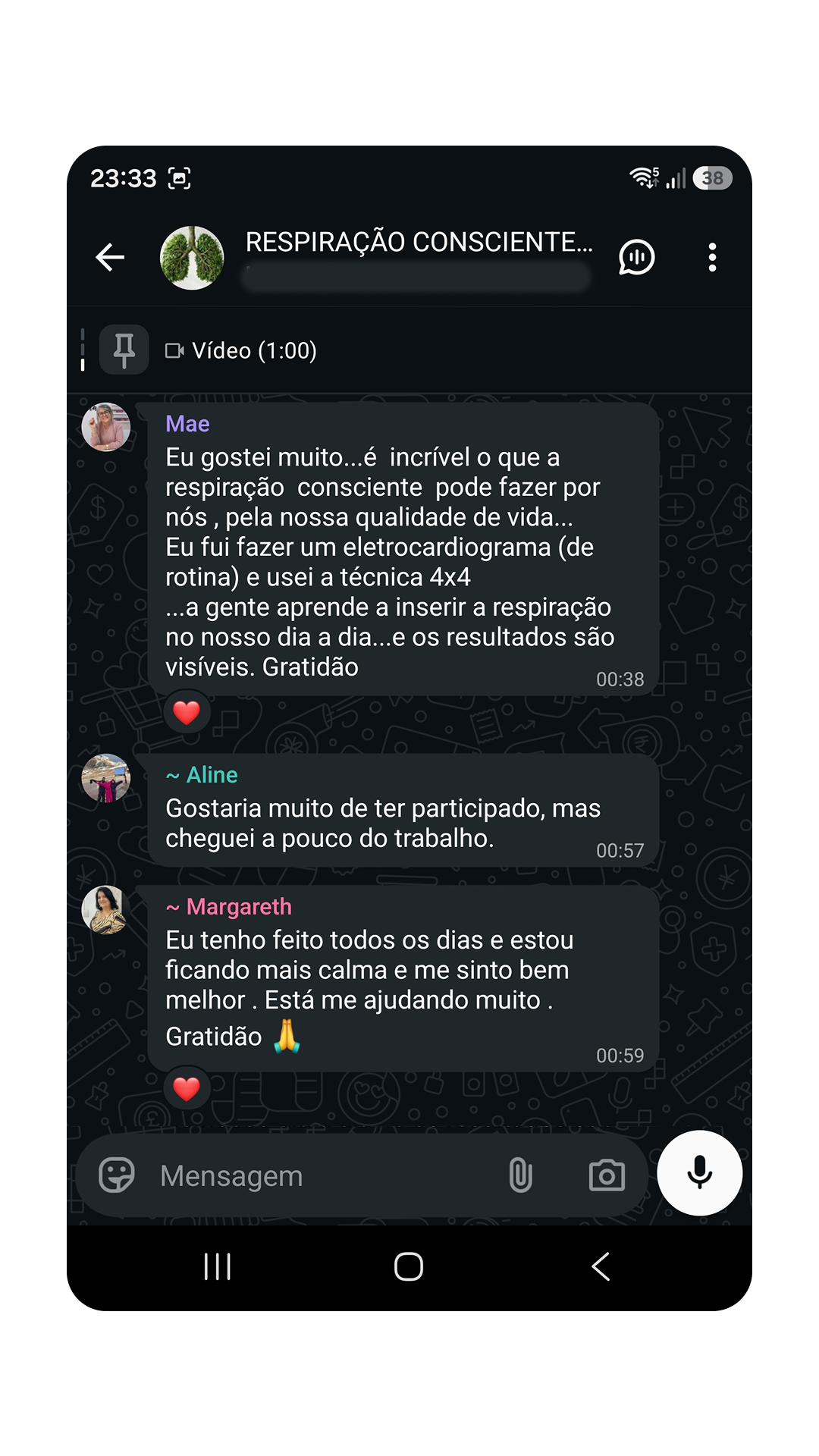 Feedback de cliente pelo WhatsApp